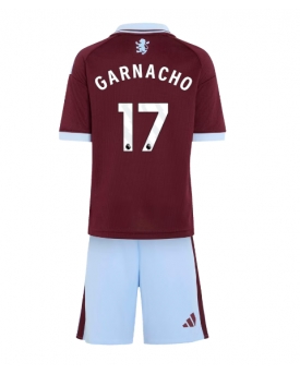 Aston Villa Alejandro Garnacho #17 Maglia Gara Casa Repliche 2026-27 Bambino Maniche Corte Aston Villa Alejandro Garnacho #17 Maglia Gara Casa Repliche 2026-27 Bambino Maniche Corte